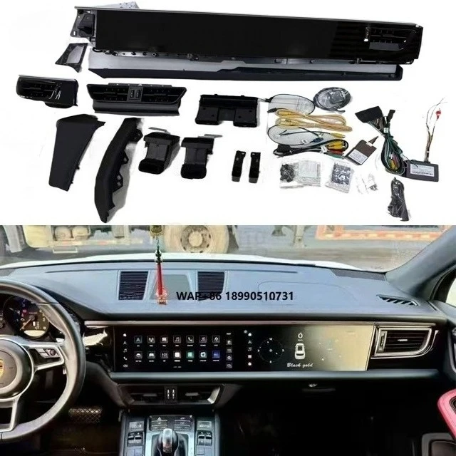 

Suitable for Porsche 2014-2021 Upgraded Macan Center Console Passenger Screen Control Navigation Multimedia Player