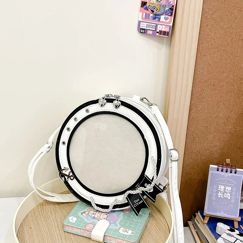 Navy Itabag Y2k Aesthetic Clear Backpacks Small Appetite Pain Pack JK Lolita British Single Shoulder Crossbody Backpacks Itabag