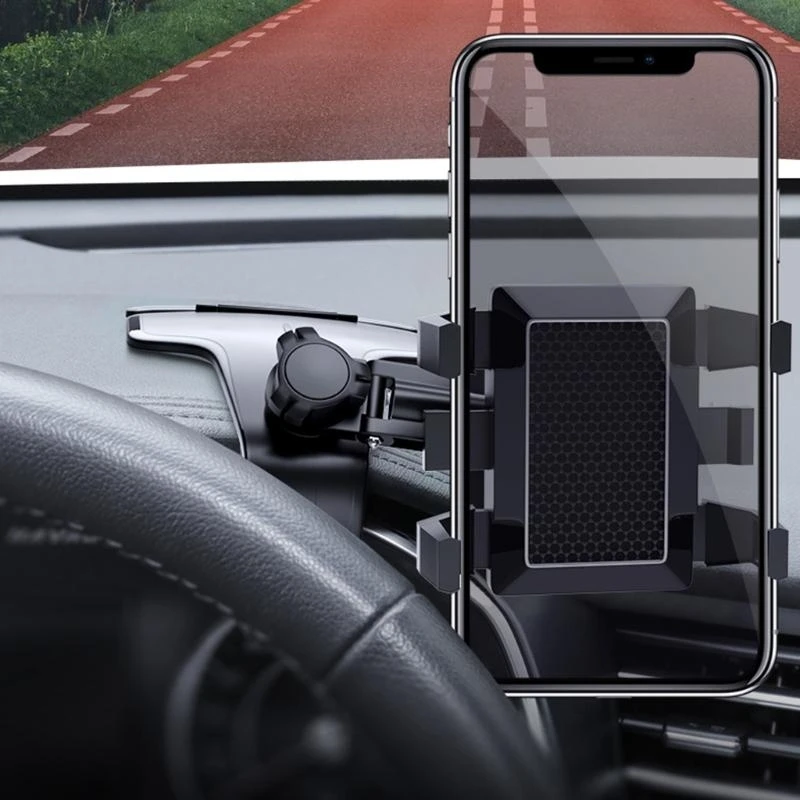 

360° Car Rearview Mirror Phone Holder Mount Vehicle Back Phone GPS Holder