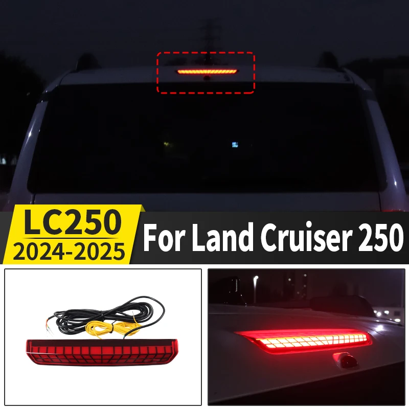 

For Land Cruiser Prado LC250 First Edition 1958 2024-2025 J250 Additional Brake Lights Exterior Modification Accessories Tuning