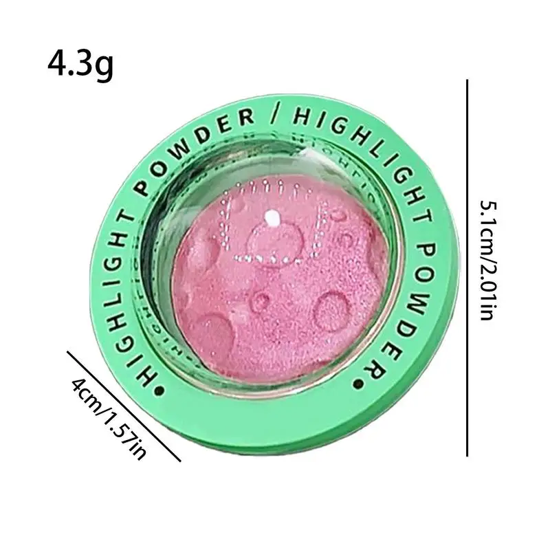 Planet Highlighter powder Makeup High Gloss powder Face Body Brightening Contour Makeup Eye Shadow Lasting Highlighter