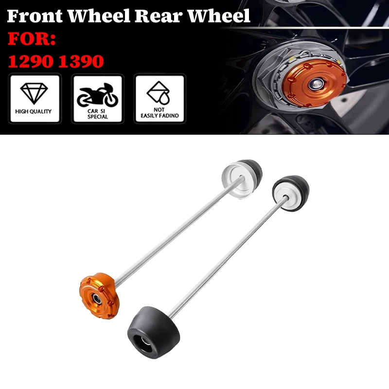 

Motorcycle Accessories Front Rear Wheel Axle Fork Crash Slider for SUPER DUKE 1390 1290 R EVO RR GT SUPERDUKE Falling Protection