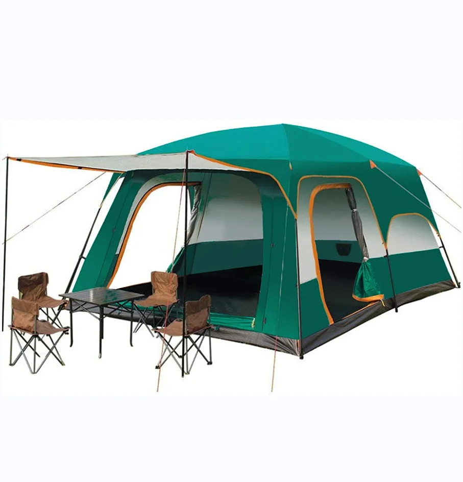 Fully Automatic Double Layers Camping Outdoor Beach Tents Wholesales Pop up UV Protection  Outdoor T