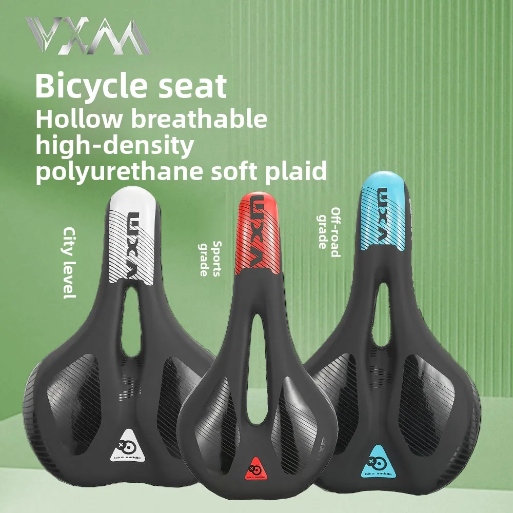 

Mountain road bike universal seat sport off-road seat bag bicycle thick saddle silicone sponge soft cushion Bicycle Saddle