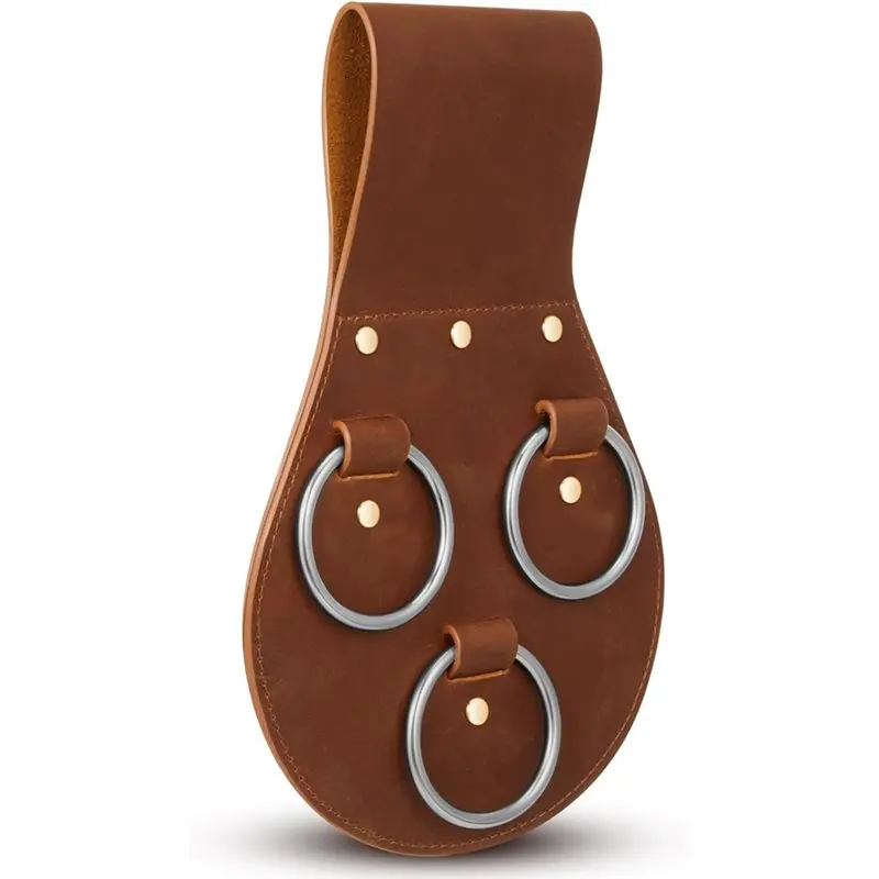 BMBY-Sleever بار حامل 3 حلقة Spud وجع حامل أداة الحافظة حزام جلد لأدوات العمال تنظيم الملحقات