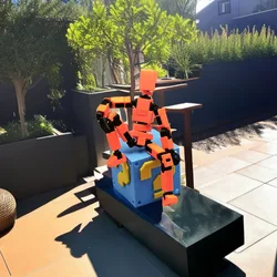 Multi-Jointed Movable Shapeshift Robot 3D Printed Mannequin Dummy Lucky 13 Robot movable figures adult toys children's toys