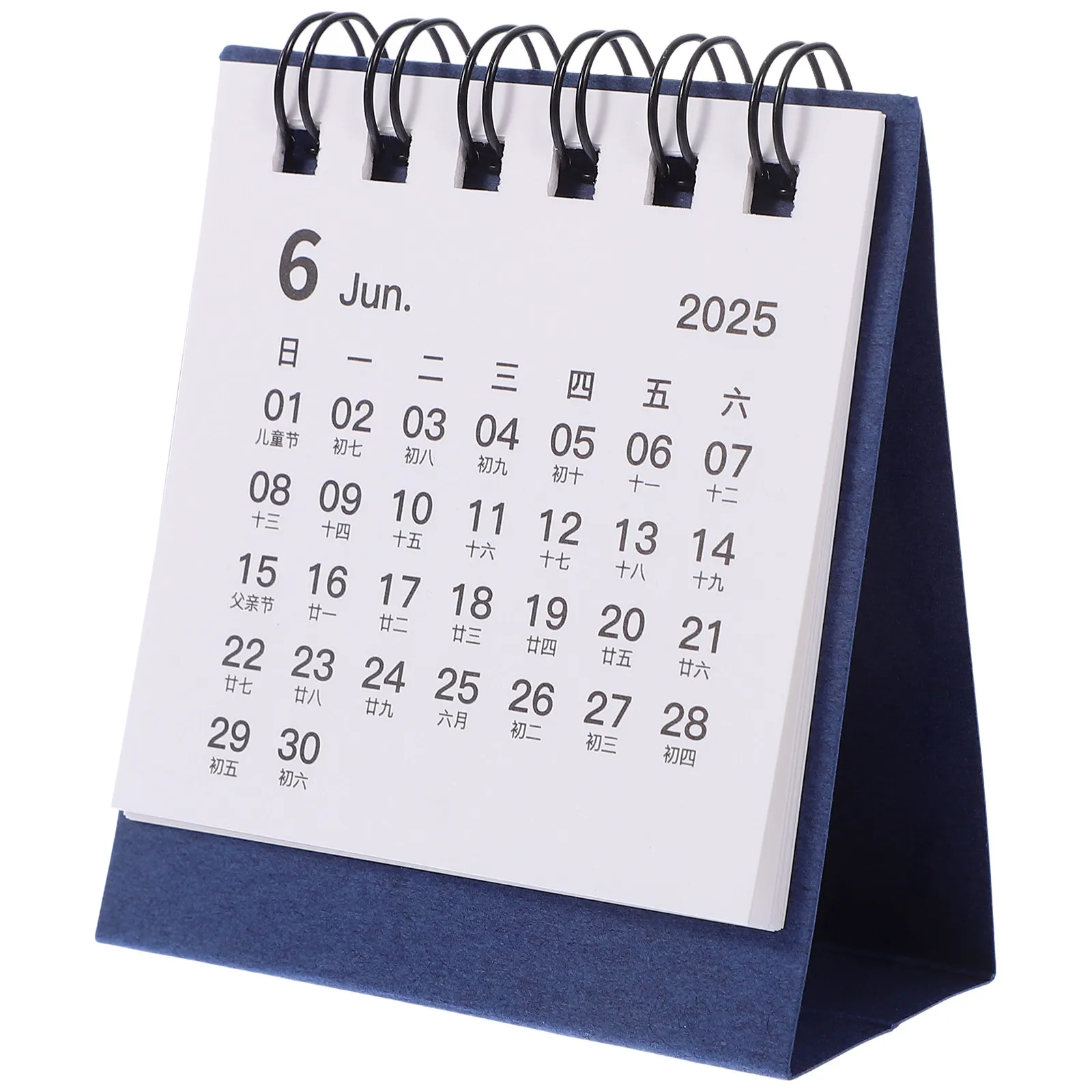 

Small Desktop Calendar Creative Coil Home Decor Little Mini Standing Flip Cute Tiny
