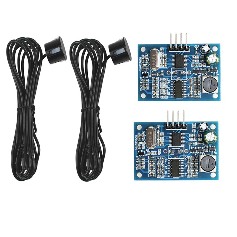 

2PCS JSN-SR04T Integrated Ultrasonic Distance Sensor – Waterproof Transducer Module for Arduino, Robotics & Outdoor Projects
