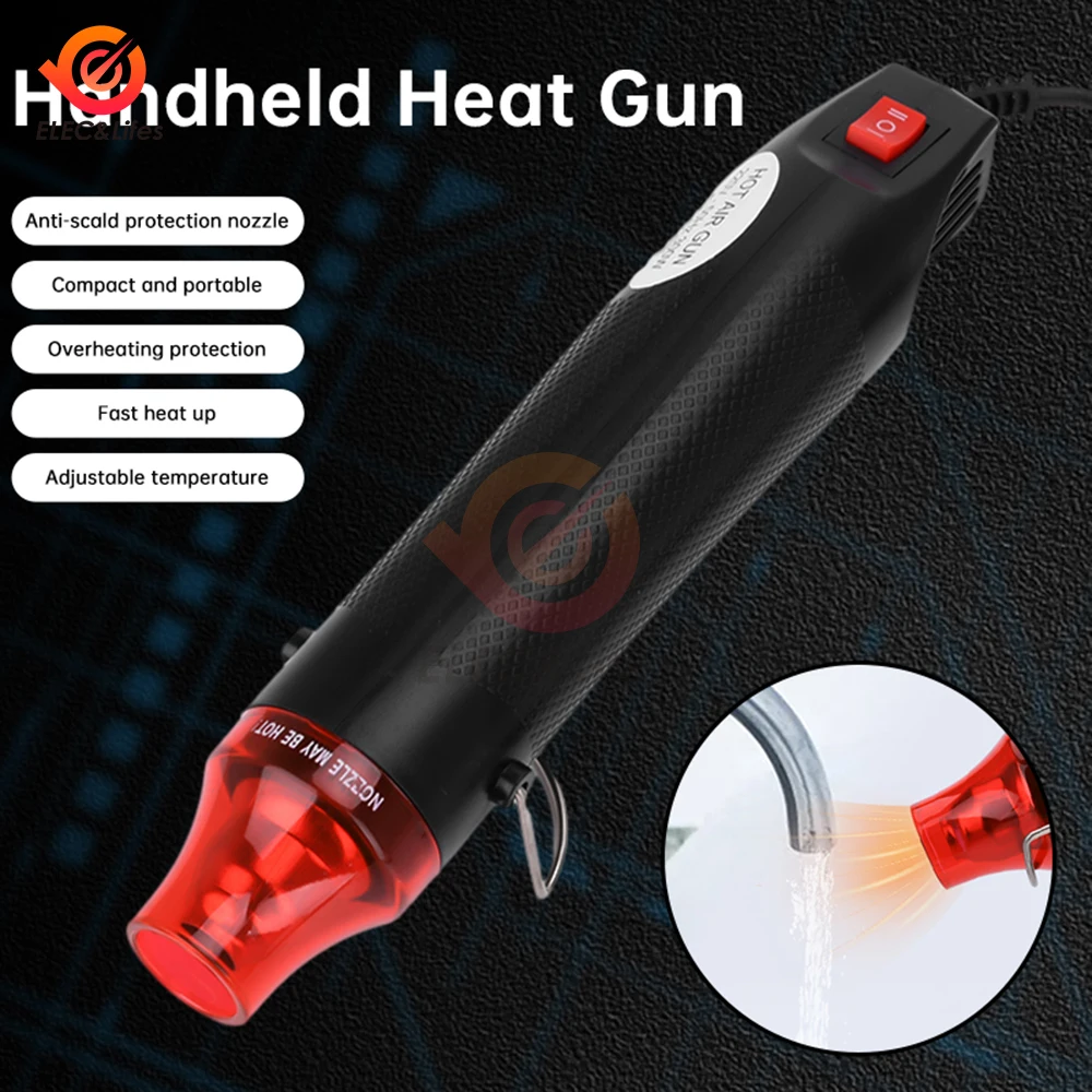 220V Hot Air Gun DIY Tool Heat Electric Power Tool Mini 300W Soldering Temperature Crafts Blower With Adjustable Temperature