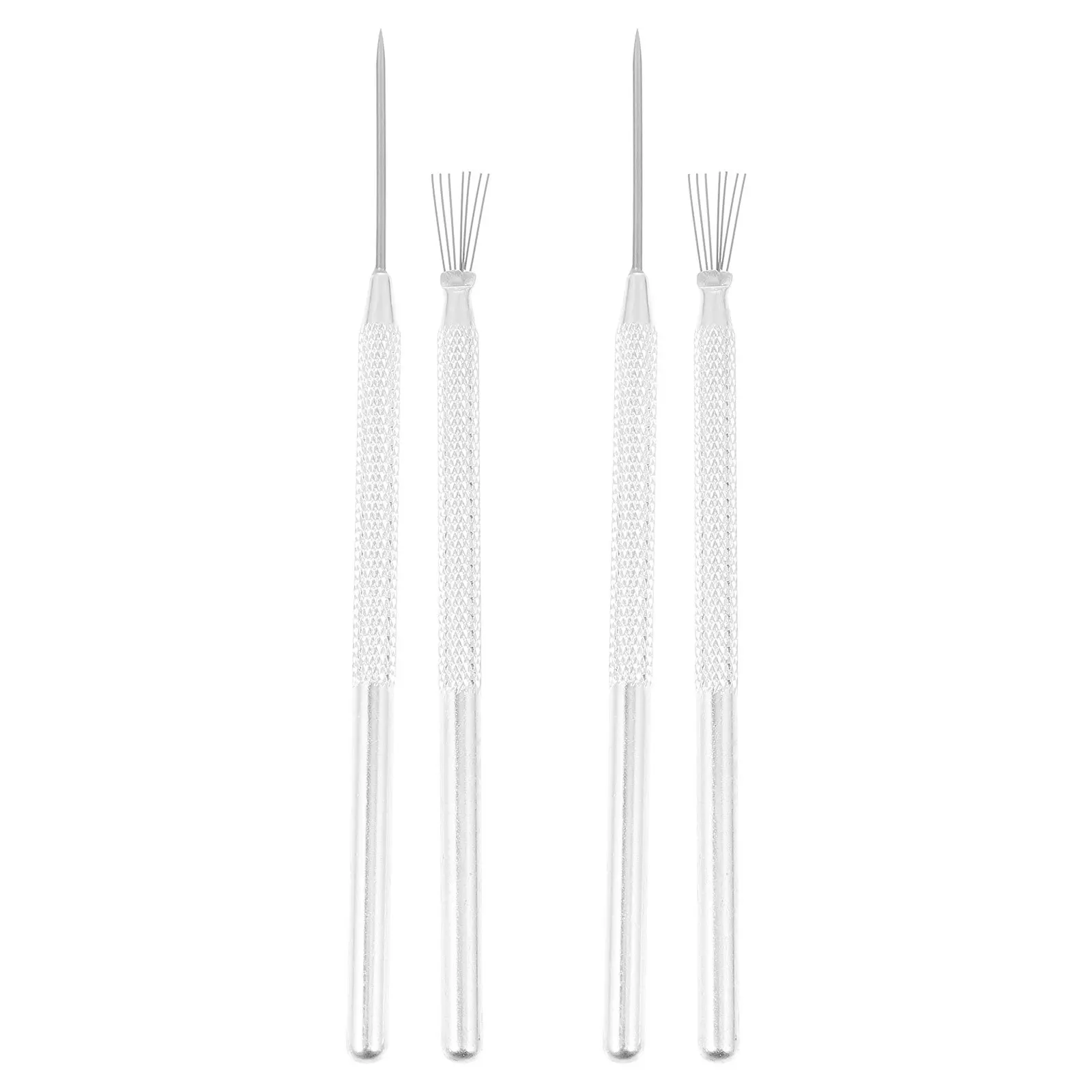 

4Pcs Clay Needle Tools Stainless Carving Needles Durable Sculpture Rods for Detailed DIY Clay Crafting and