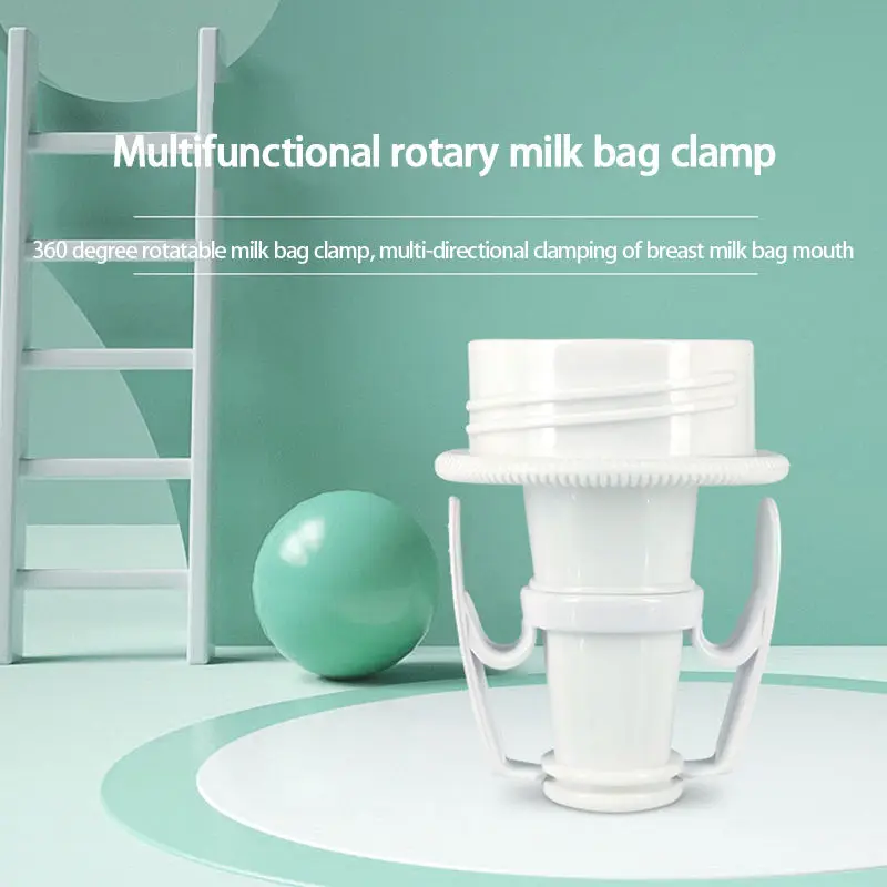 breast milk bag adapters breast pump accessories BPA free transfer clip milk storage bag transfer clip