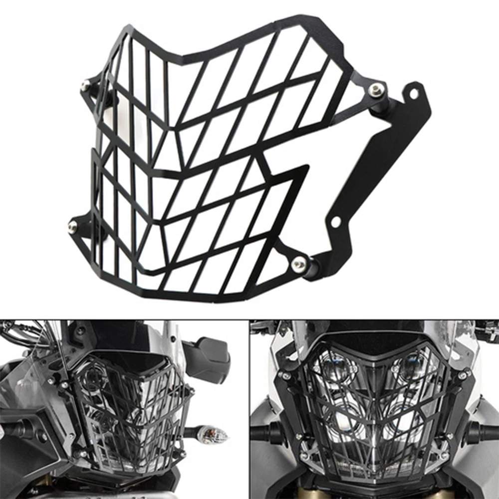 Aluminum Alloy Motorcycle Headlight Protective Grille Protective Cover Suitable For Yamaha Tenere 700 Tenere 700