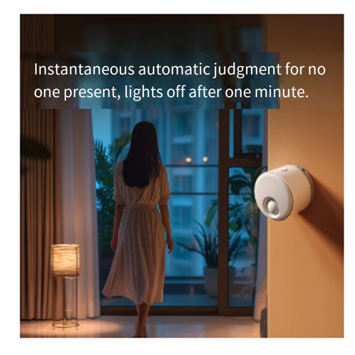 

Human Body Presence Sensor ES3 6M 180° Induction Infrared Pyroelectric Sensor Static Human Body Recognition