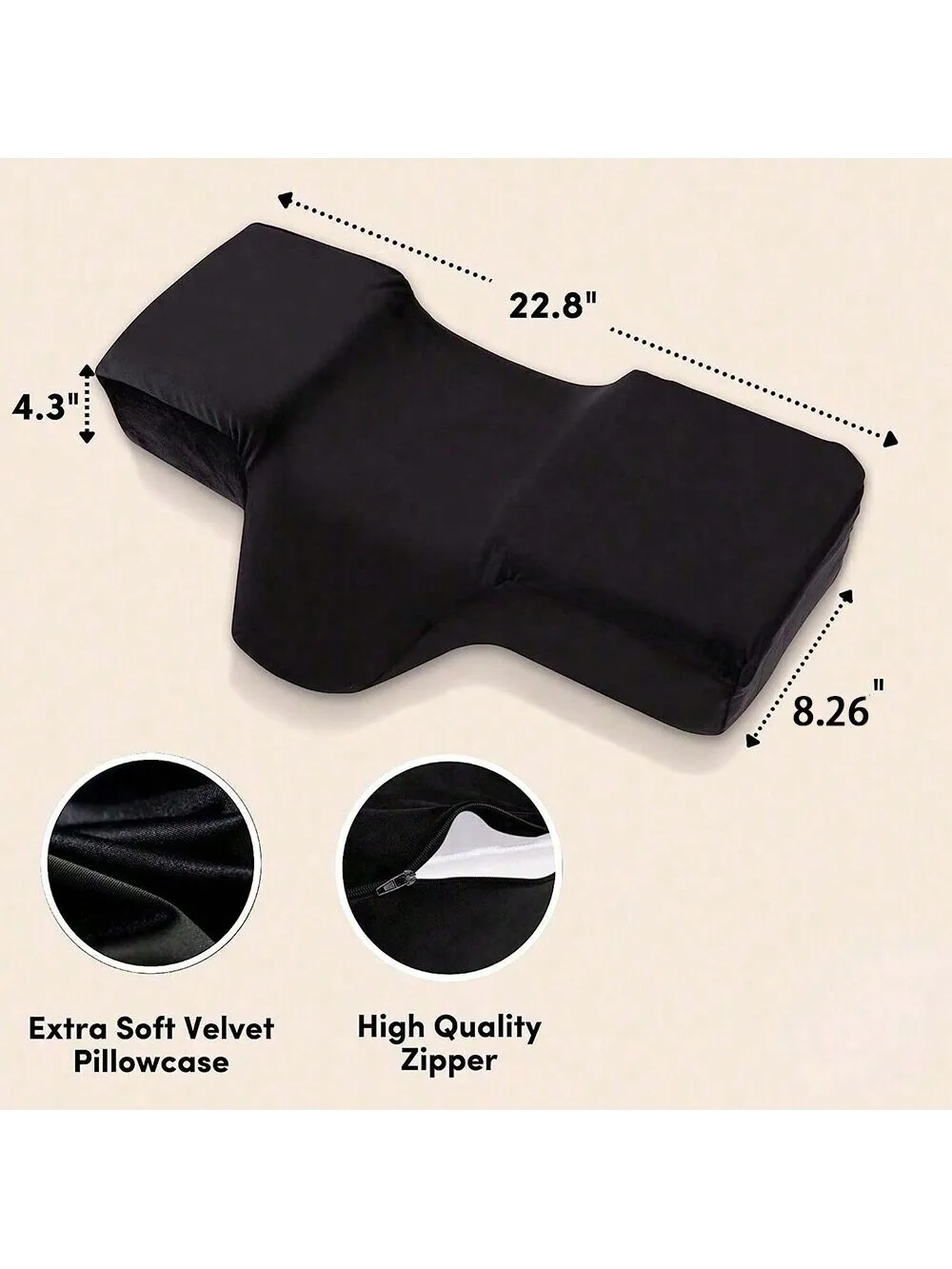 หมอนรองขนตาสำหรับต่อขนตา เมมโมรี่โฟม รูปทรงตามหลักสรีรศาสตร์ ช่วยปรับปรุงอาการปวดคอ หมอนนุ่มสำหรับร้านเสริมสวย อุปกรณ์ต่อขนตา