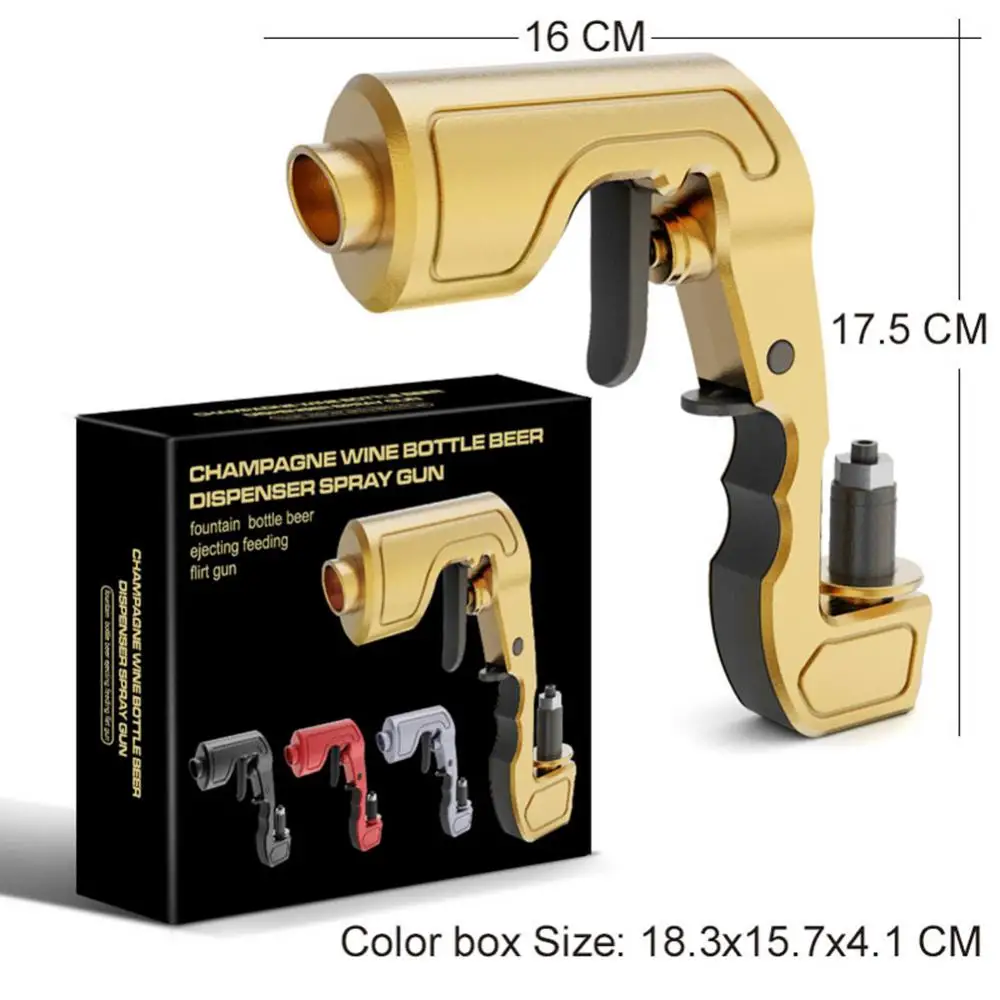 Beer Versatile Effortless Portable Buzzing High-quality Must-have Beer Gun For Parties Drinks Champagne Fun Innovative Unique