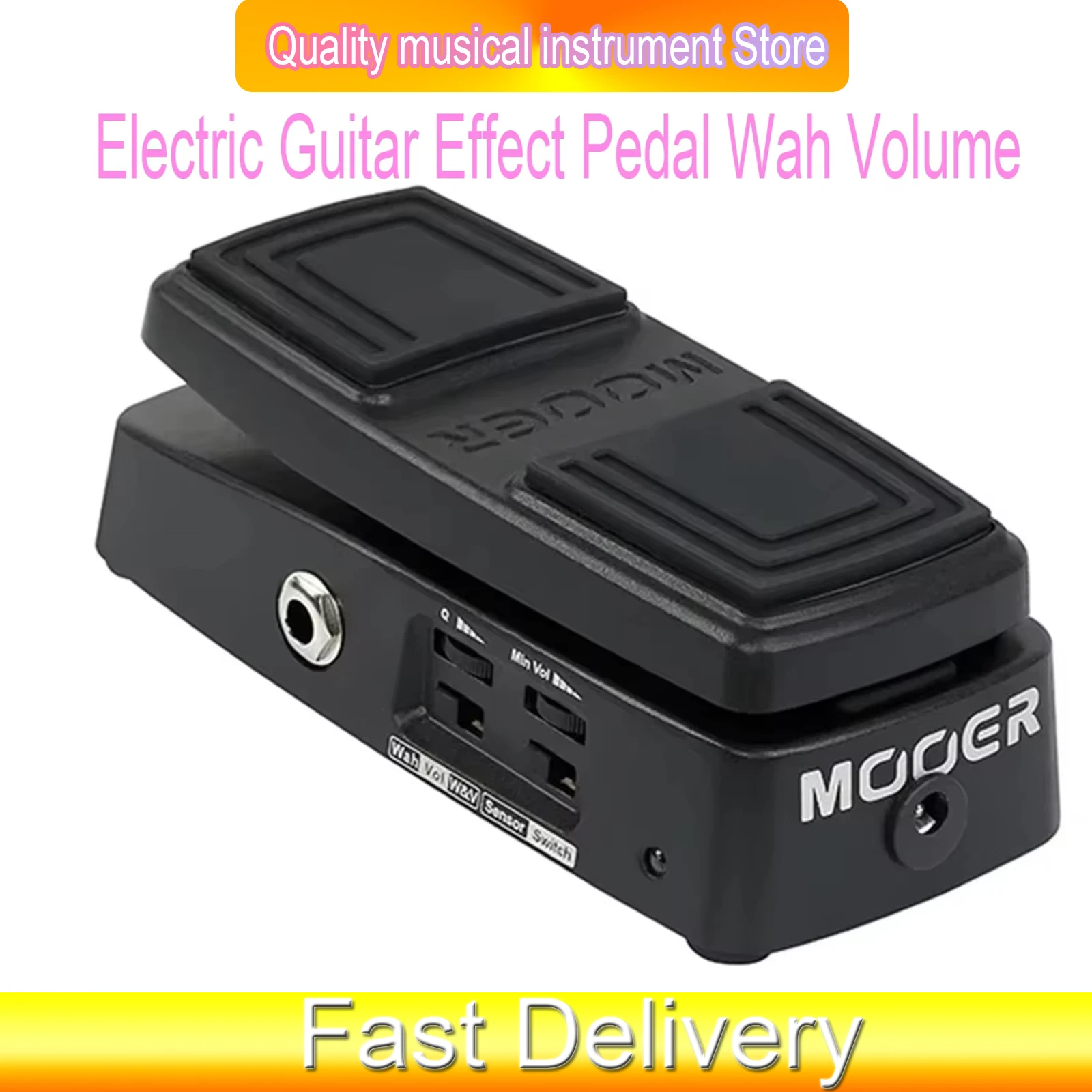 MOOER Free Step Electric Guitar Effect Pedal Wah Volume Pressure Sensing Switching True Bypass Pedal Guitar Accessories