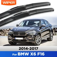 CREATROAD limpiaparabrisas delantero para BMW X6 F16 2014-2017 2015 2016 limpiaparabrisas cepillo de ventana 24 ""+ 20""