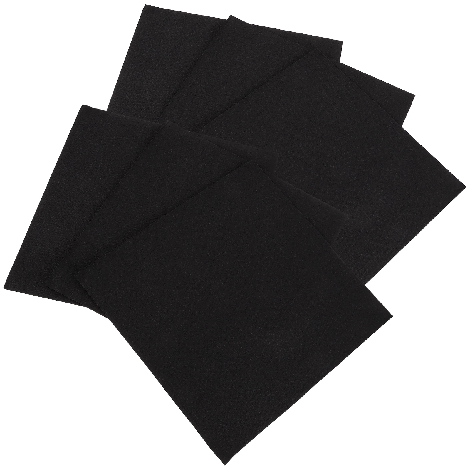 

50pcs Black Napkins Disposable Dinner Napkin Tissue 40x40cm Premium Quality Thick Wedding Party Banquet Reception