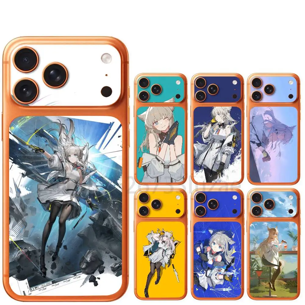 A-Arknights Endfield Perlica For iPhone 17 Pro 17 ProMax Sticker Rear Screen Protector Film Lens Protector Cover