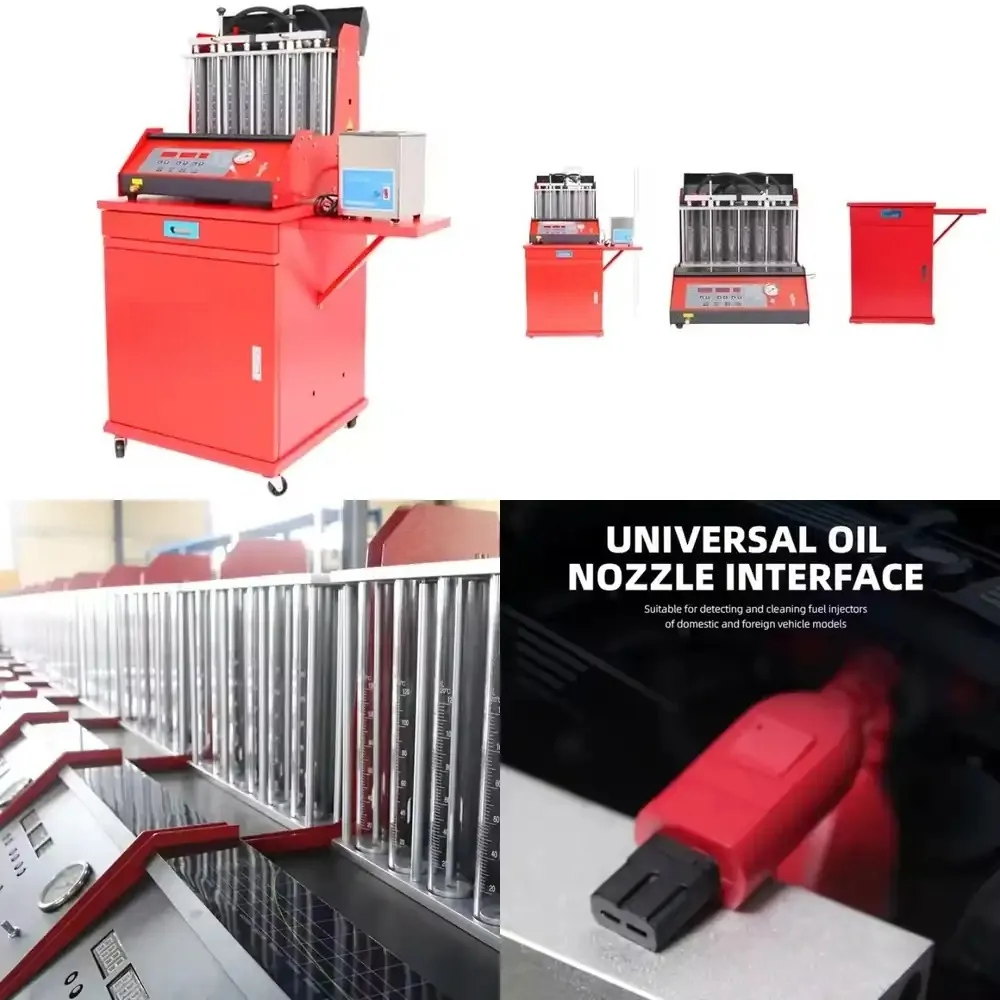 

Workshop 8 Cylinders Fuel Injector Cleaner Ultrasonic Cleaning and Testing Machine with 13 Months Warranty