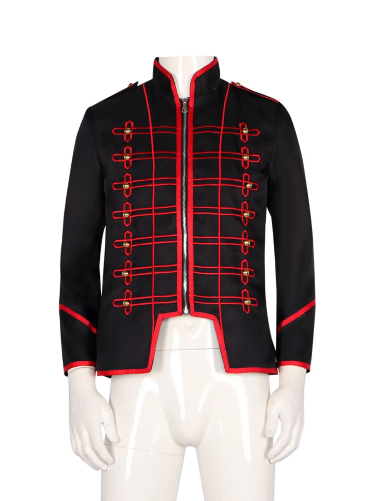 

Средневековый придворный принц, дэт в стиле панк, готический воротник, костюм Майса на Хэллоуин, женская этническая одежда, наряд для выступления на сцене