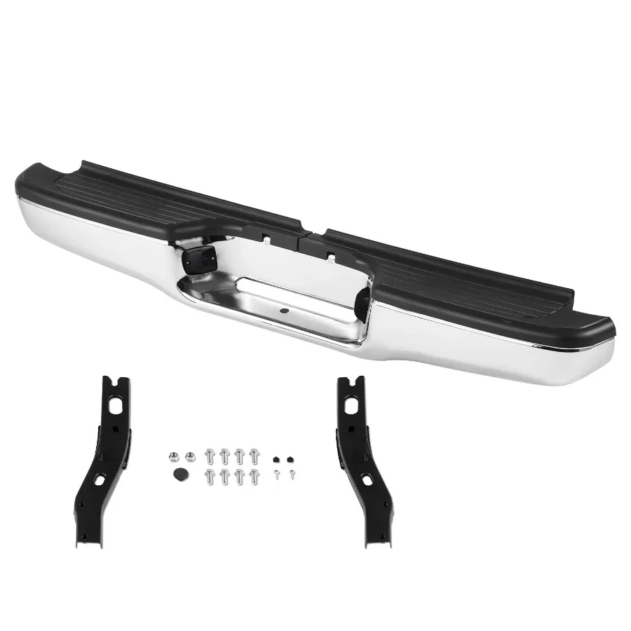 

Rear Step Bumper Chrome Steel Bumper Assembly for 19952004Toyota Tacoma