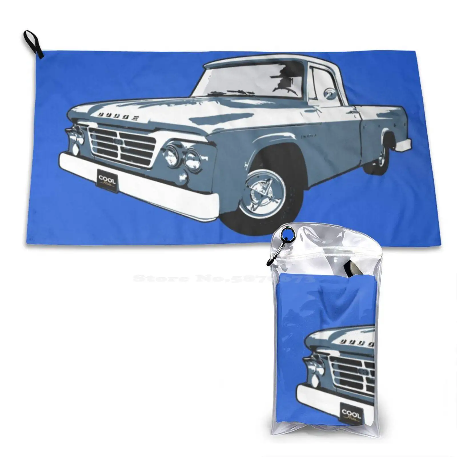 60'S Blue D Truck P…