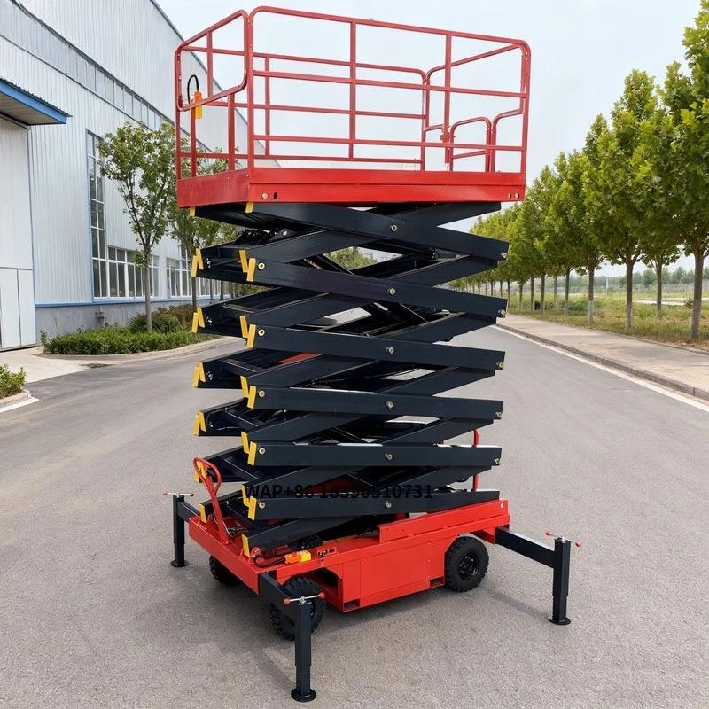 Hydraulic Automatic 4m 6m 8m 10m Mobile Electric Scaffold Lift New Scaffolding Elevator for Construction 500kg
