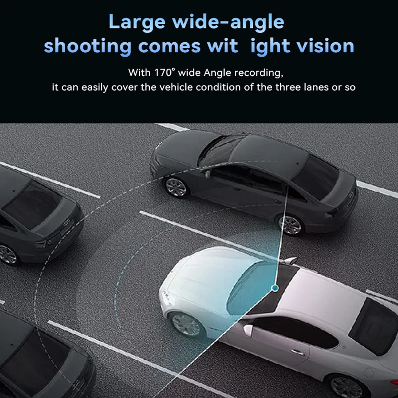 Null المصنع مباشرة HD 1080P عكس الكاميرا DVR حلقة تسجيل كشف الحركة للرؤية الليلية جهاز تسجيل فيديو رقمي للسيارات مسجل السيارة G الاستشعار 32 جرام #4