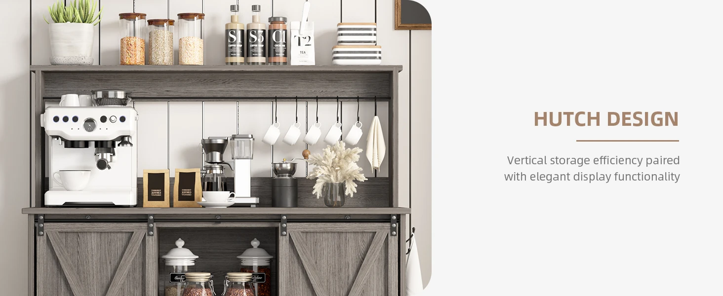 coffee bar cabinet