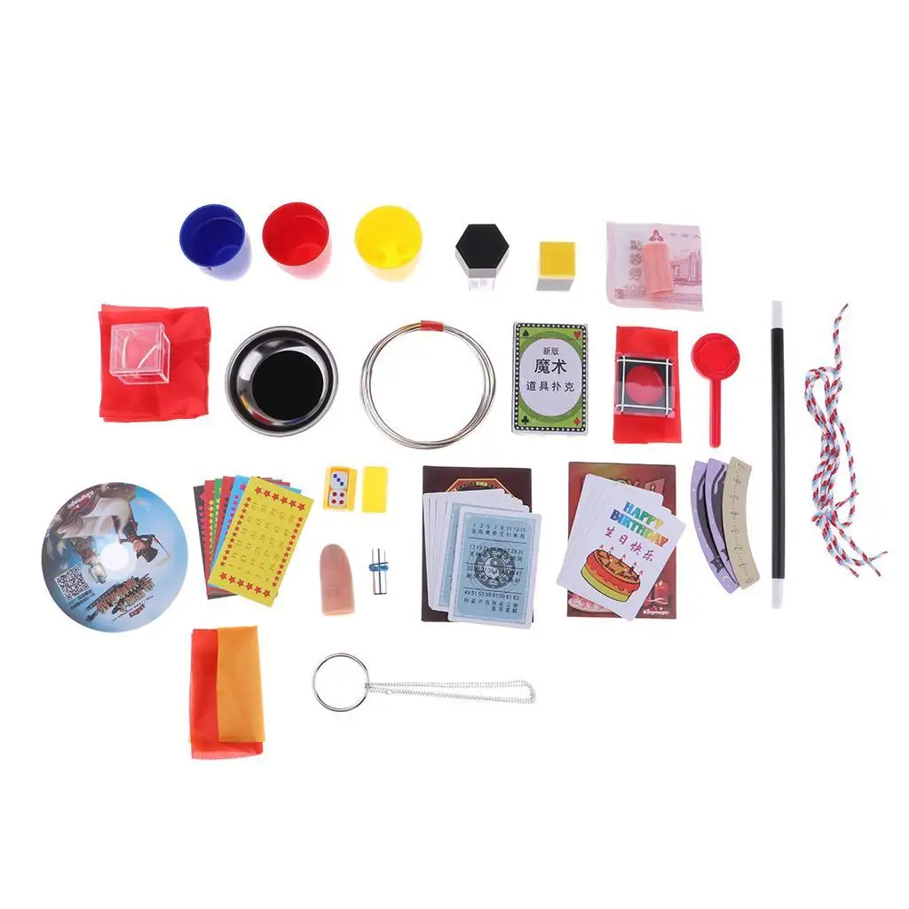 マジディール トリックセット 20種類の小道具と説明書付き 子供 大人向け