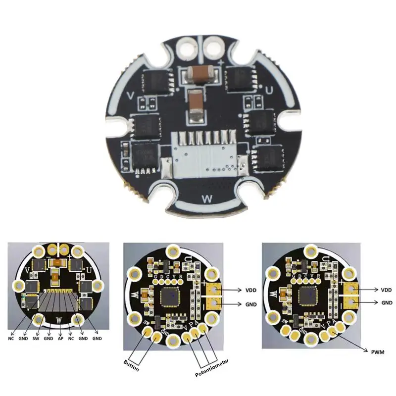 ●DC7.4V/DC12V/DC21V Brushless Motor Driver Board PWM Motor Speed Controller DC Brushless Motor Governor Motor Driver Module