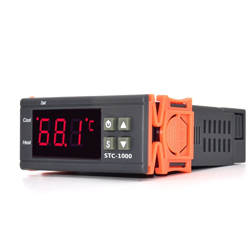 STC-1000 Digital Thermostat For Incubator Temperature Controller Thermoregulator Relay Heating Cooling