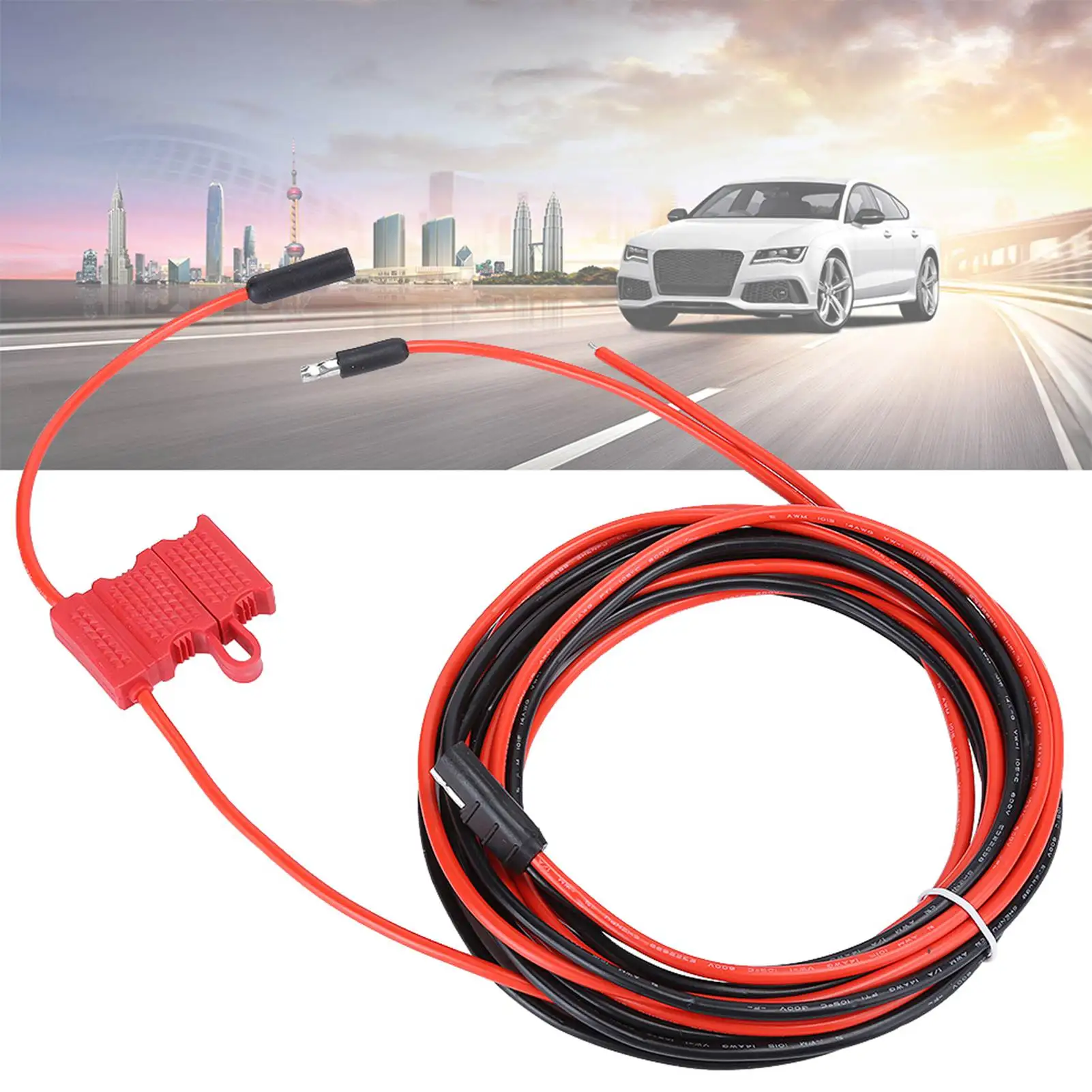 Power Line HKN4137 for Motorola Radio HKN4137 PM400 CM200 CM300 Vehicle Mounted Station Power Line Cable