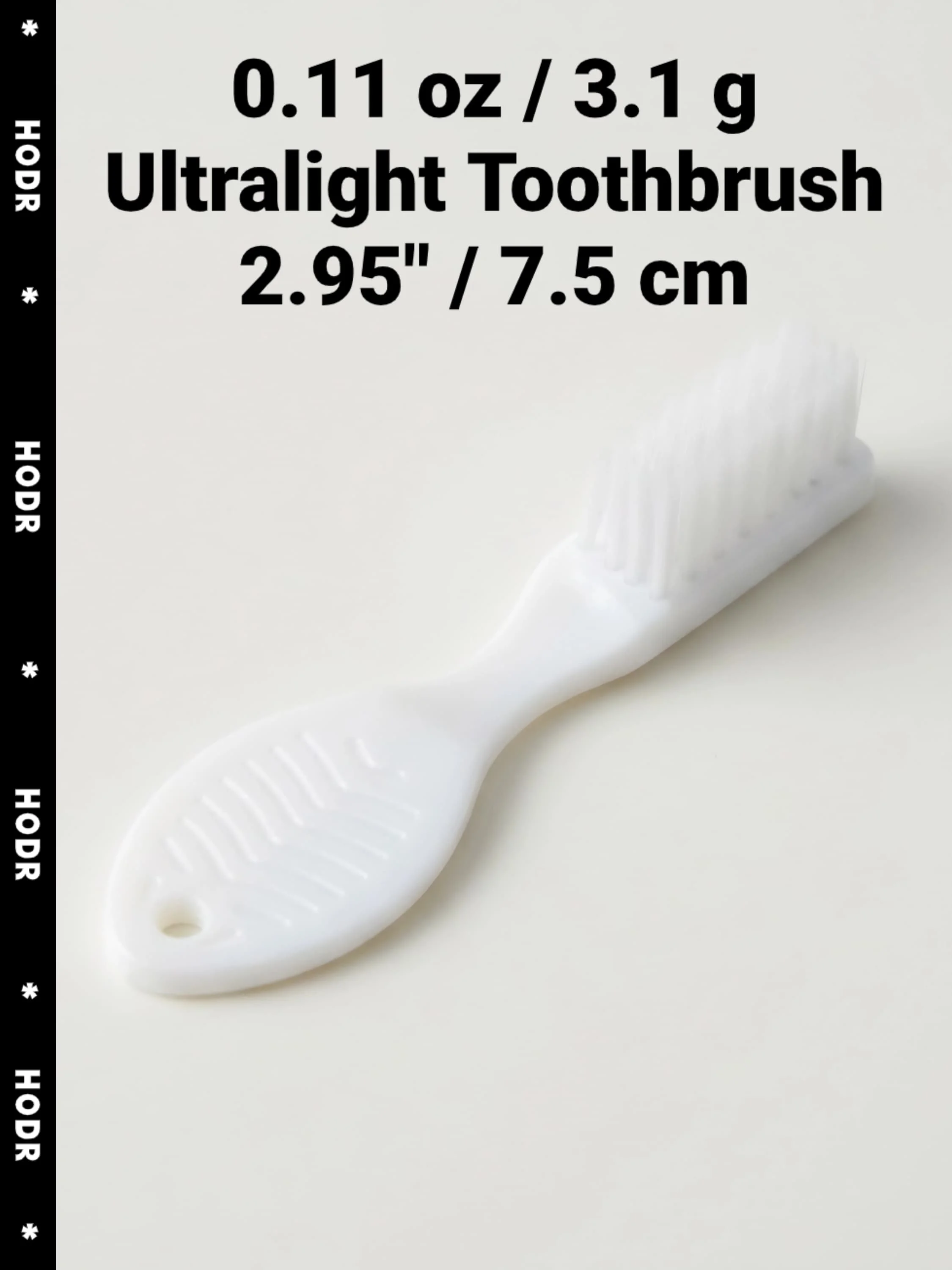 [HODRGEAR] Ultraleichte Zahnbürste Mini Camping Reisezahnbürste PP für Backpacking Outdoor UL Ausrüstung Ultraleichte Wander-Ausrüstung – Detail 1
