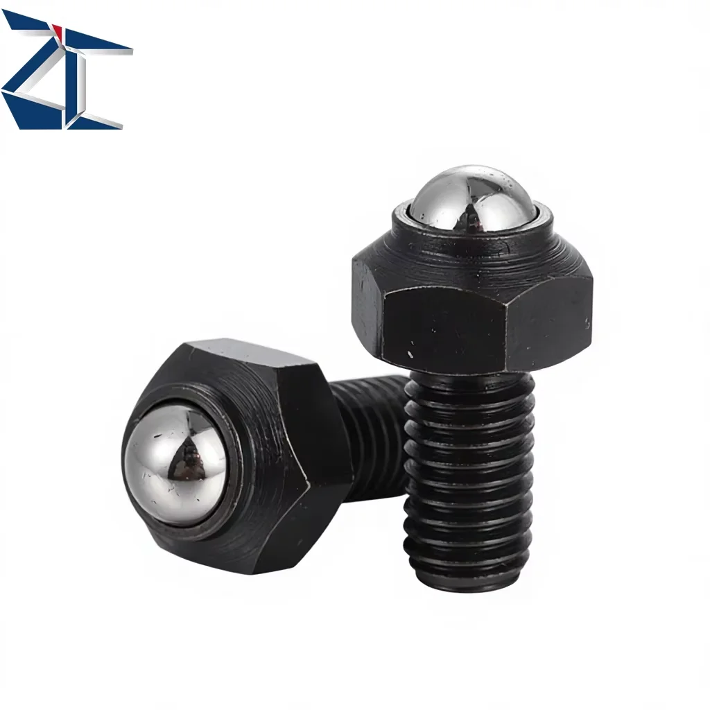 ZBRSM High Quality Flat Toothed Surface Steel Ball Screw Clamping Hex Head Lock Bolt Clamping Set Screw