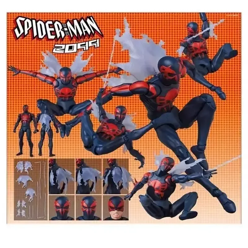 Anime Mafex 239 Spider Man Comic Version Action Figure Joint Mobile Handpiece Model