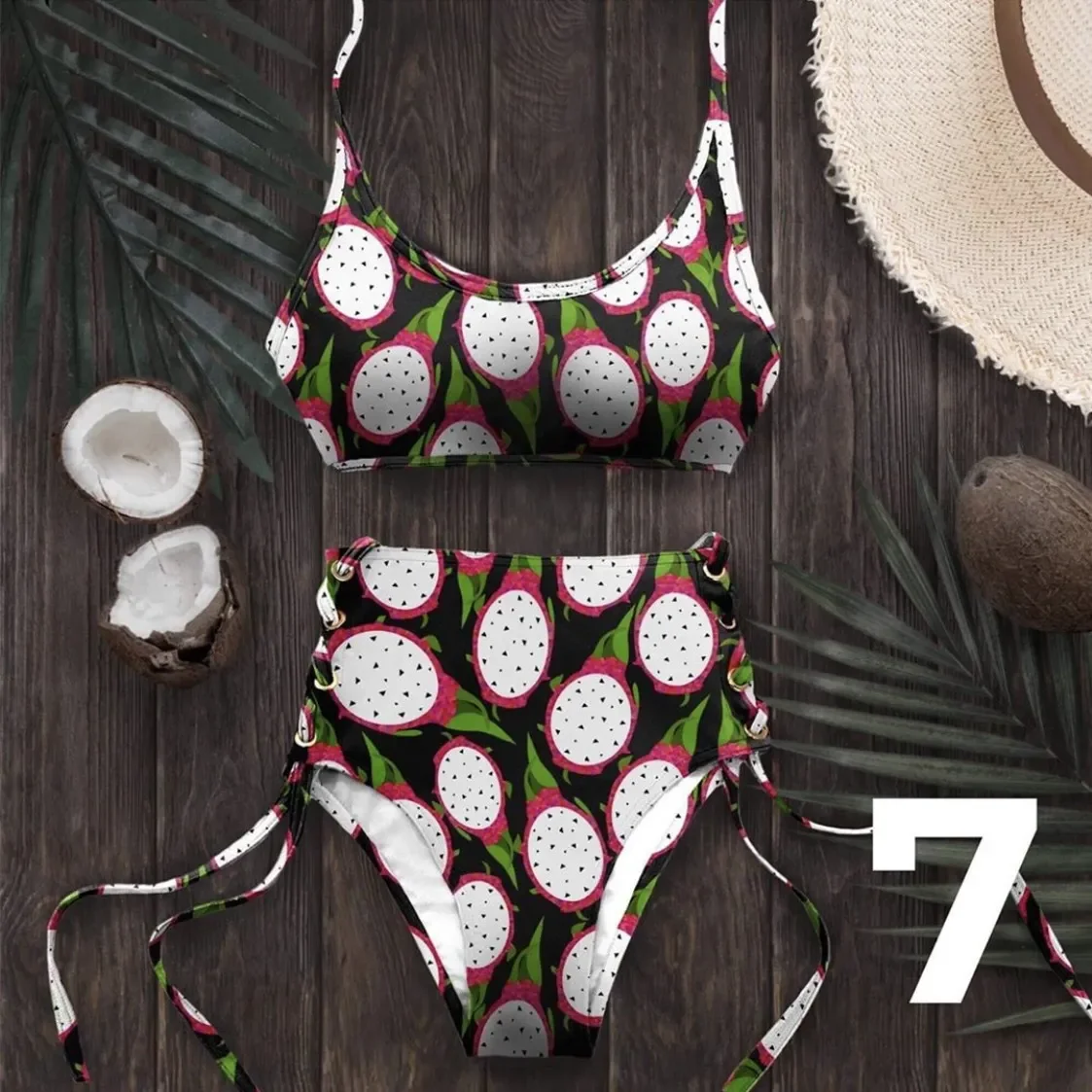 Fasciatura Bikini Sport Costumi da bagno Donna Costume da bagno Bikini a vita alta Set Push Up Maillot De Bain Femme Beachwear 2024 Costume da bagno