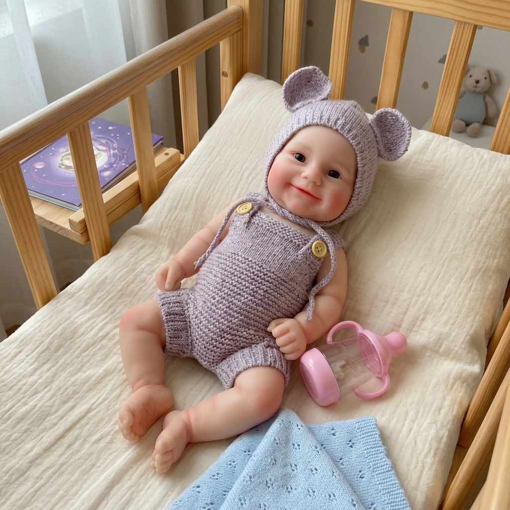13 Zoll Glatzköpfige Reborn-Ba – Kids Toys New Born Bewertung und Preis