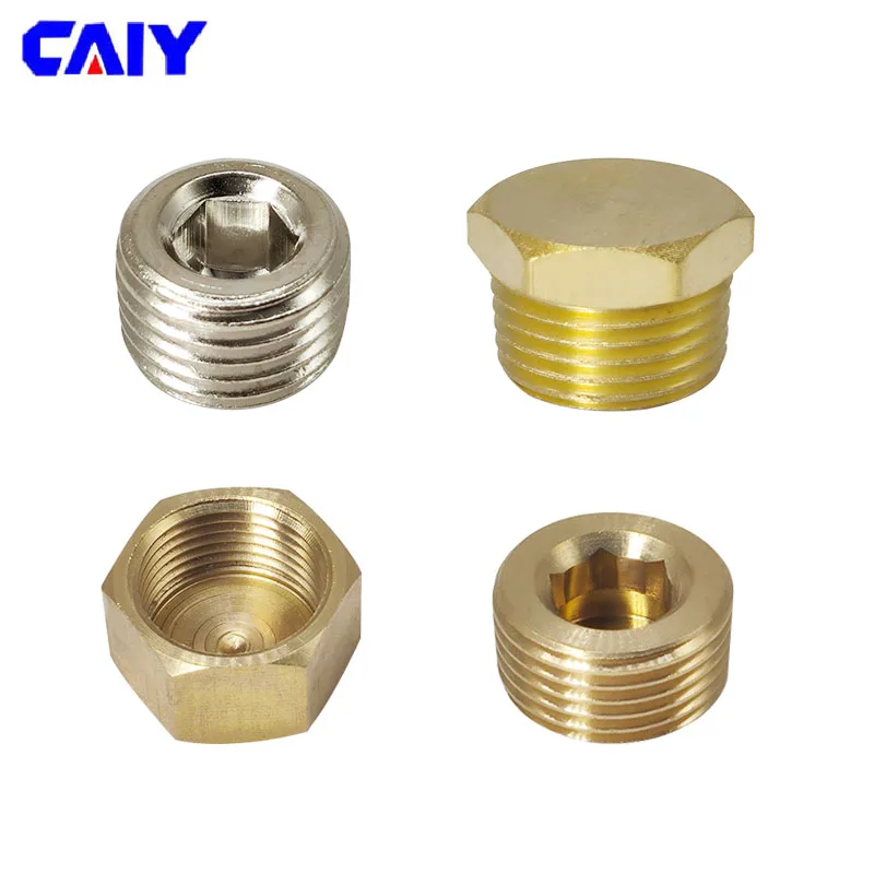 Miedź 1/8" 1/4" 3/8" 1/2" 3/4" Gwint męski Gwint żeński Rura mosiężna Głowica sześciokątna Zaślepka Złącze wtykowe Adapter łącznika