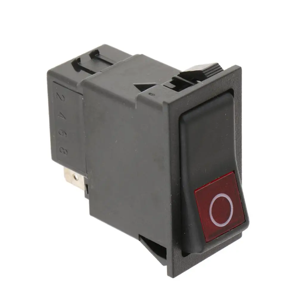 

Car Truck Boat Toggle SPST Switch Waterproof Round Rocker ON OFF Button Switch for Auto Marine RV Trailer Bus