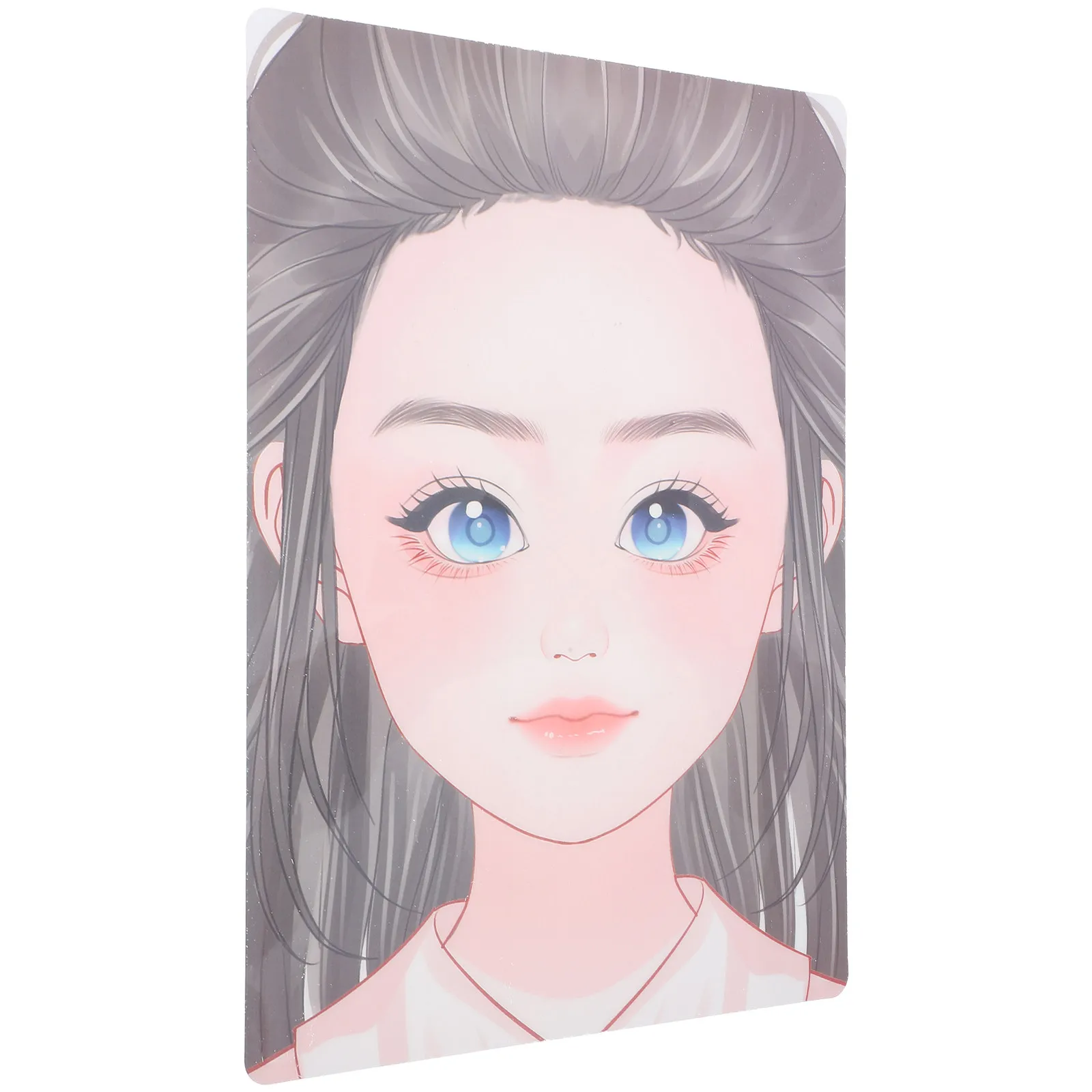 Face Painting Practice Template Sturdy Washable Reusable Face Paint Board for Adults Beginners Painting Skill Improvement Makeup
