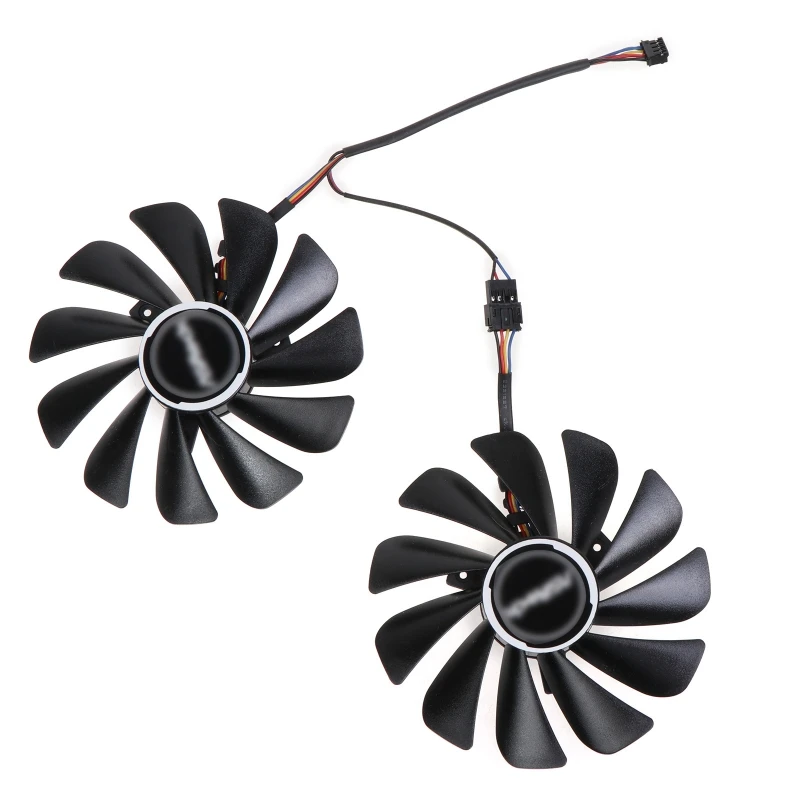 2pcs/set 95mm CF1010U12S FDC10U12S9-C RX5700 GPU FAN For ASRock Radeon RX 5700 XT 5700XT Graphics Card Cooling Fan