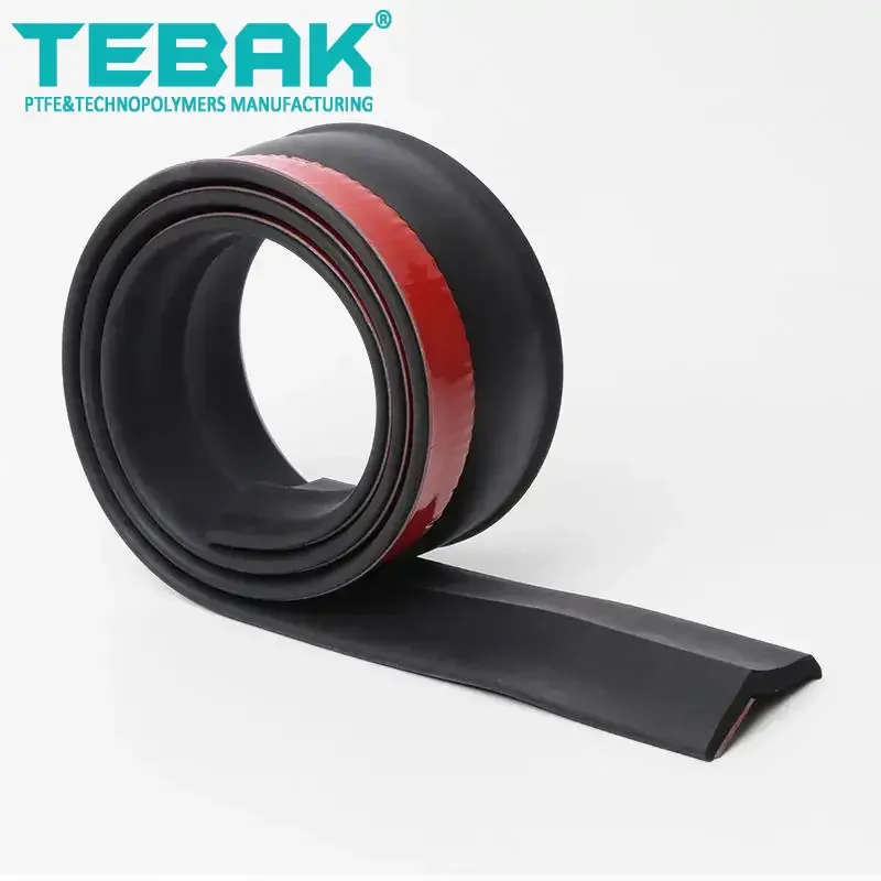 Full Wrap Dustproof Portable Adhesive Garage Door Seal Strip Bottom Rubber Trim Weather Multipurpose Home Edge Replacement