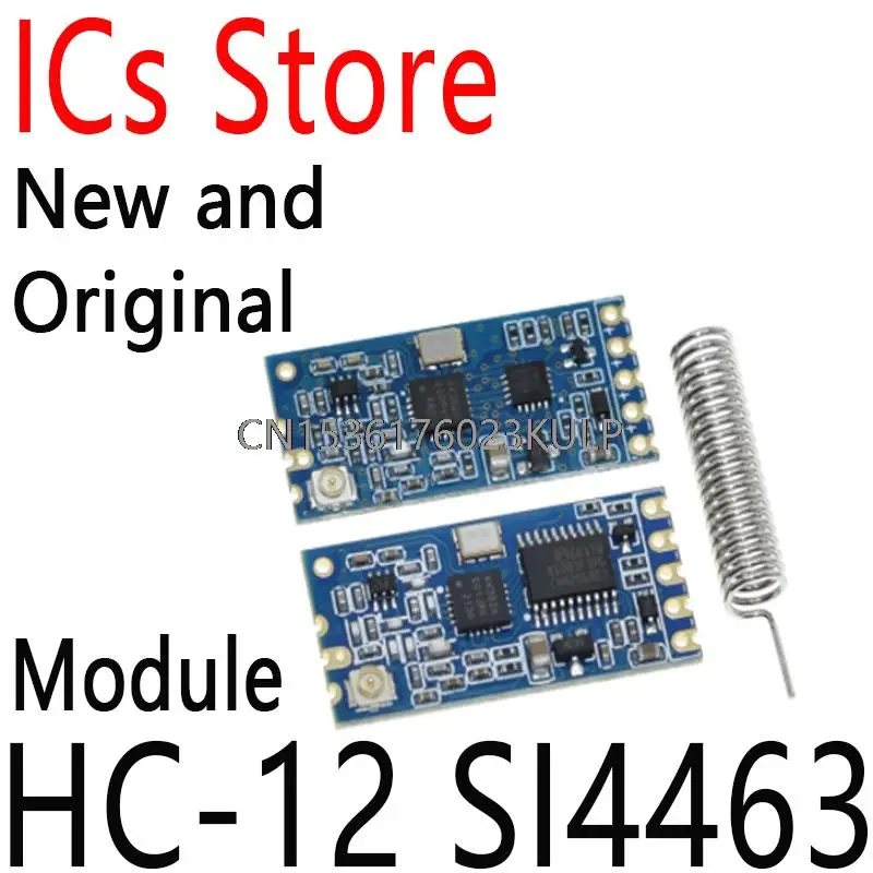 1PCS New And Original  433Mhz Bezprzewodowy Module Portu Szeregowego 1000M Wymien Bluetooth Nowy HC-12 SI4463