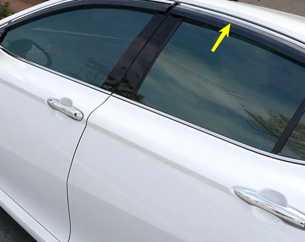 

Window Deflectors For Toyota Camry 70 2018-2022 2023 Side Wind Deflector Sun Visor Rain Shield Guard Cover Trim Car Accessories