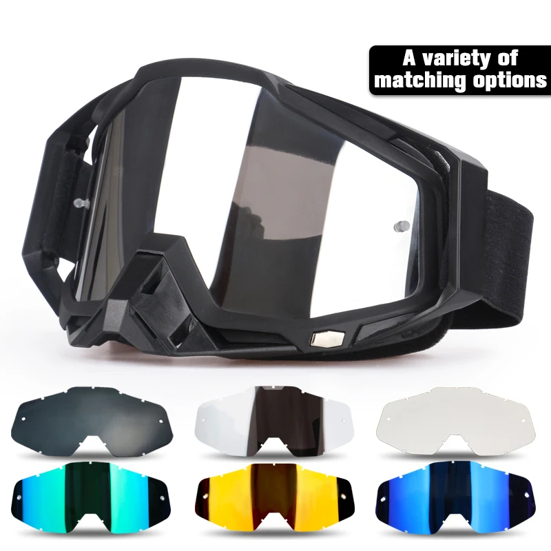 Adjustable Comfort Removable Nose Shield Safety Windproof Motorbike Glasses Lens Colour And Wear Resistant Motorbike Goggles