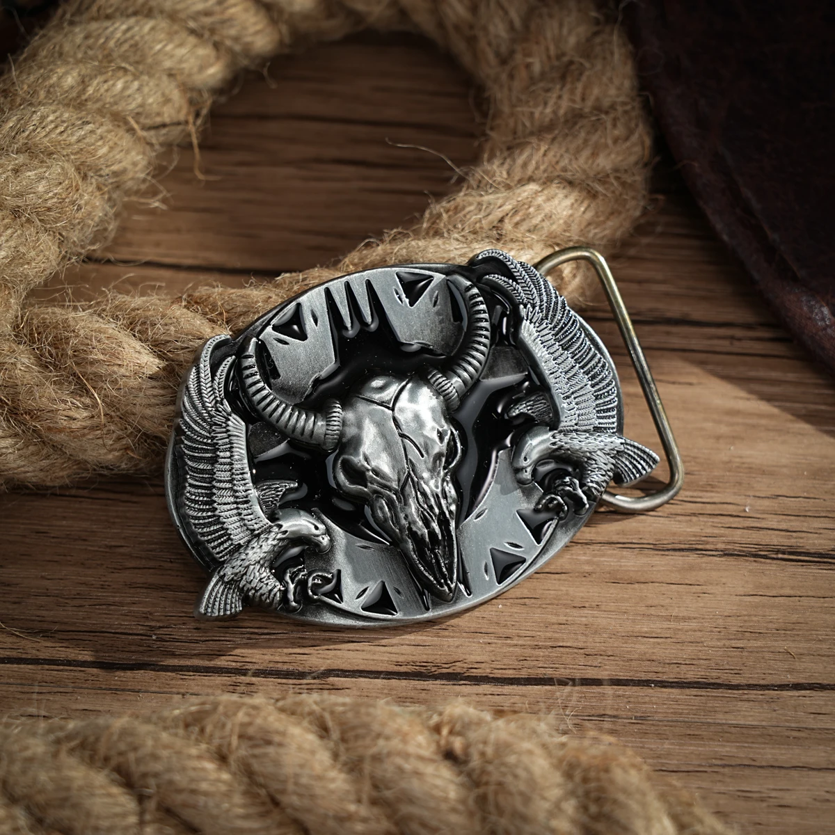 1 قطعة ضغط الرياح فاسق زهرة سبيكة حزام مشبك الأمريكية الرجعية قبعات رعاة البقر الغربية نمط شخصية للرجال النساء #6