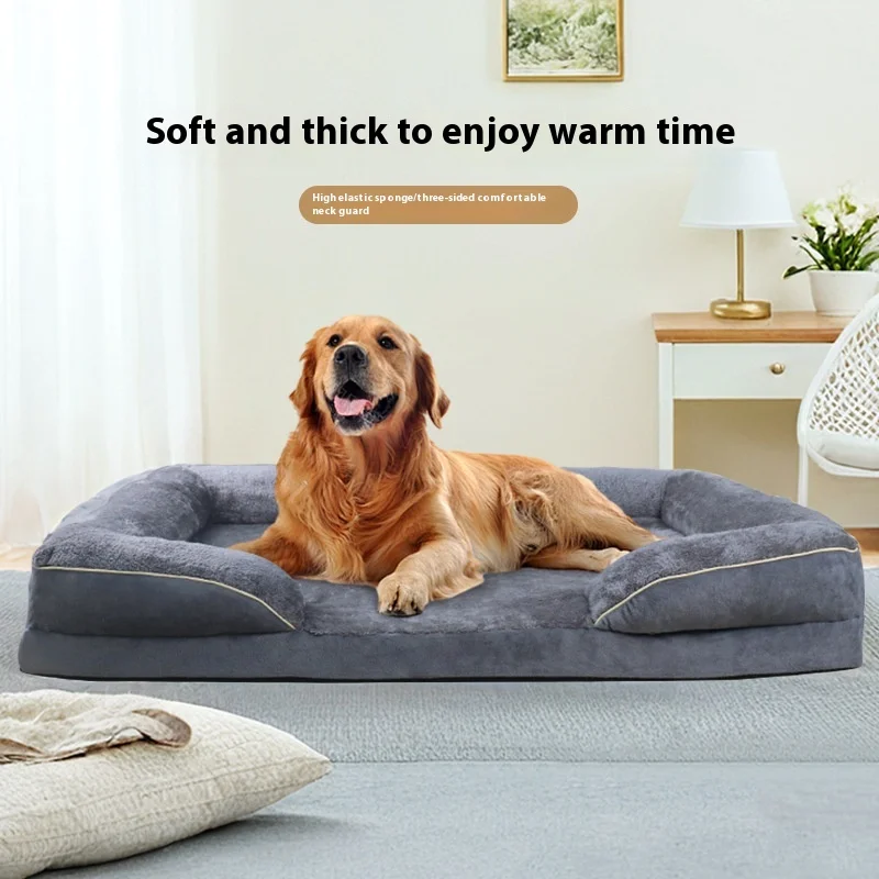 

Four Seasons Kennel Pet Nest Sofa Removable Kennel Large Dog Dog Bed Medium Small Dog Teddy Kennel Cat Nest