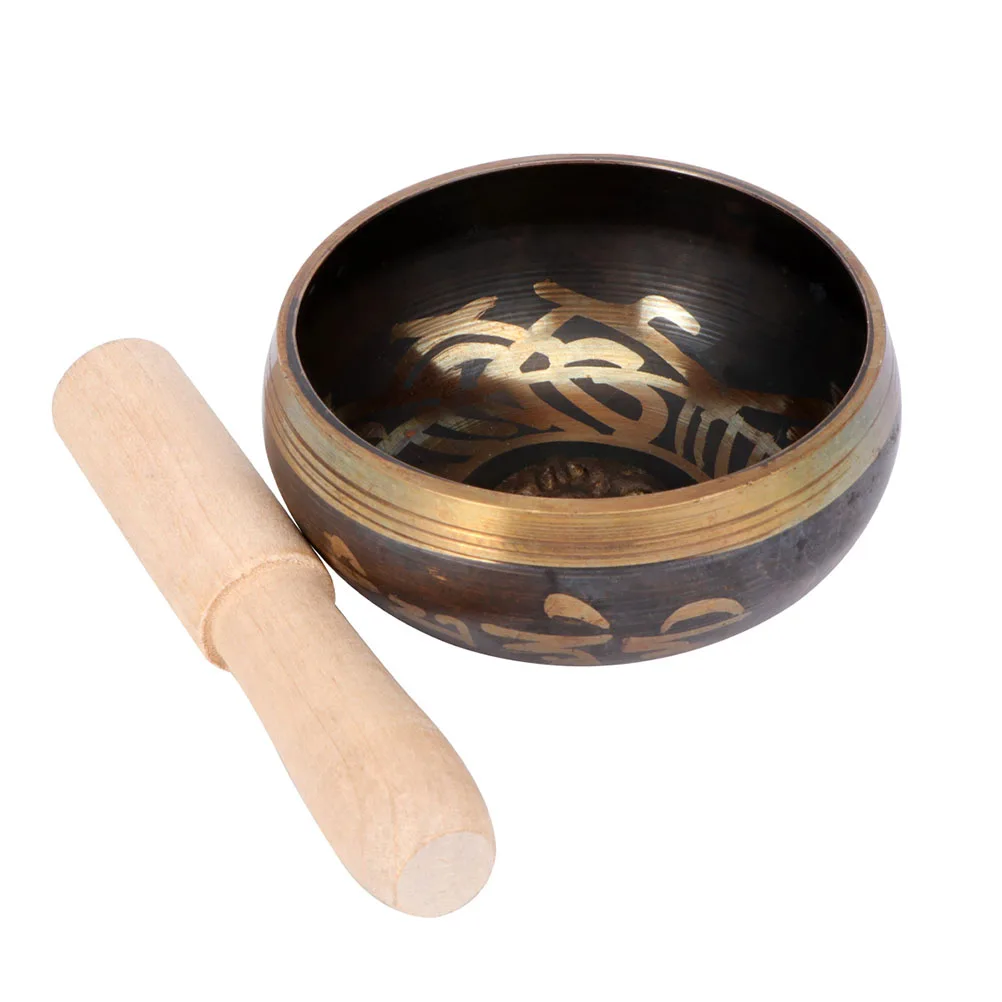

1 Set Tibetan Singing Bowl High Quality Copper Sound Bowl For Meditation Relaxation Yoga Home Travel Gift